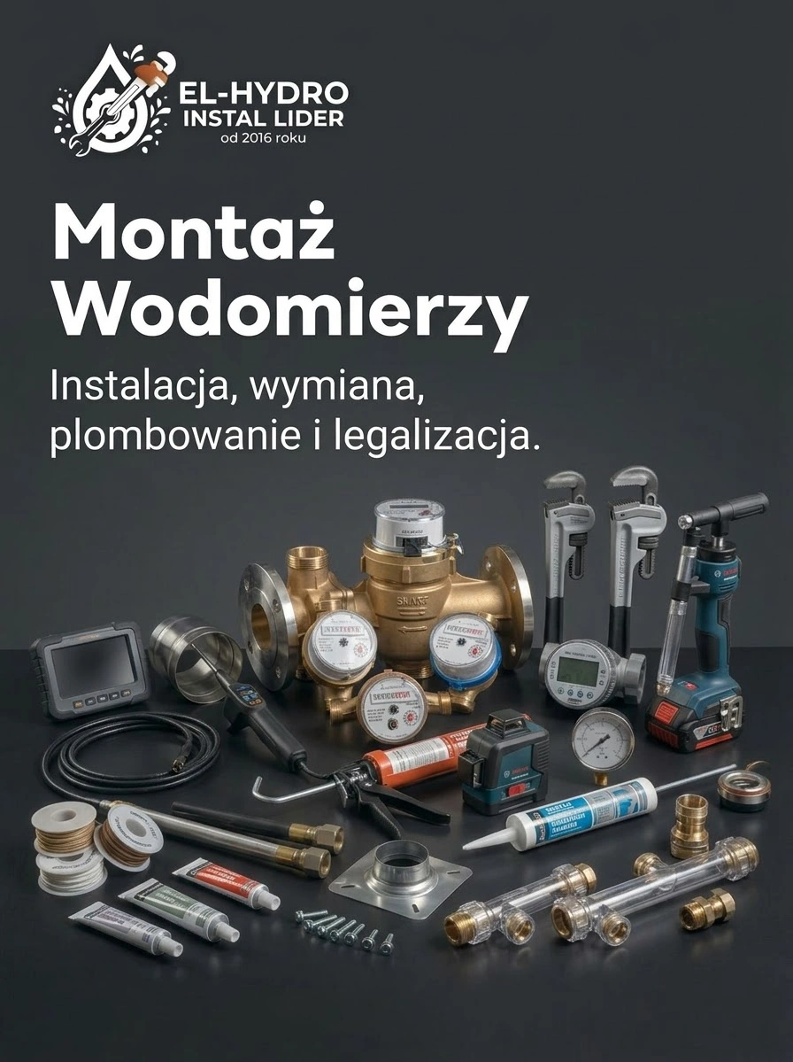 Montaż wodomierzy ogrodowych
