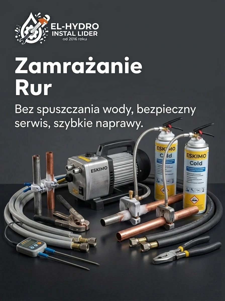 Zamrażanie rur wodnych